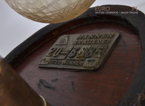 LAMPA BECZKA Z MOSIEZNA POMPA DO EKSLUZYWNEGO BARU