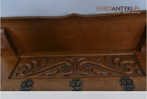 STARA GARDEROBA WIESZAKI HAKI WIESZAK HAK ANTYK