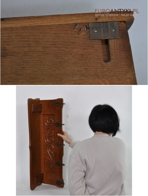 STARA GARDEROBA WIESZAKI HAKI WIESZAK HAK ANTYK