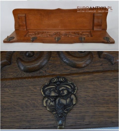 STARA GARDEROBA WIESZAKI HAKI WIESZAK HAK ANTYK