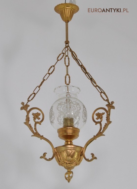 STARA ZLOTA LAMPA DO GANKU GANKA HOLU WIATROLAPU x