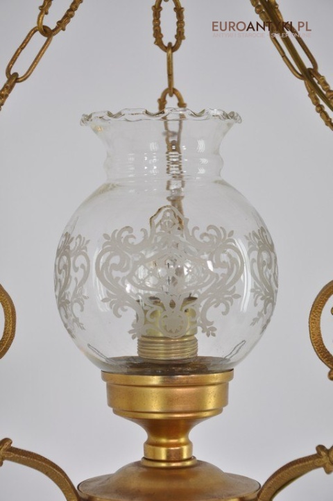 STARA ZLOTA LAMPA DO GANKU GANKA HOLU WIATROLAPU x