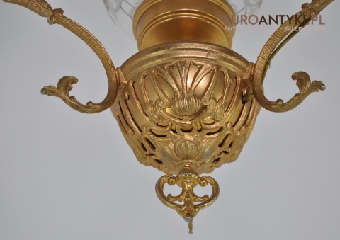 STARA ZLOTA LAMPA DO GANKU GANKA HOLU WIATROLAPU x