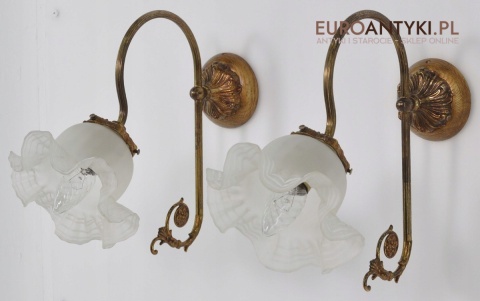 STARE KINKIETY LAMPY LAMPKI NA SCIENE RUSTYKALNE