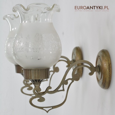 STARE SREBRO KINKIETY LAMPKI LAMPY SREBRNE KLOSZ