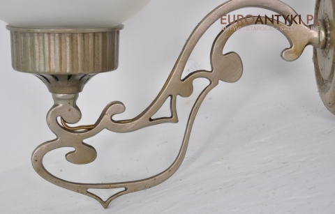 STARE SREBRO KINKIETY LAMPKI LAMPY SREBRNE KLOSZ