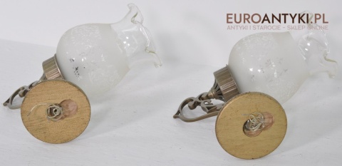 STARE SREBRO KINKIETY LAMPKI LAMPY SREBRNE KLOSZ