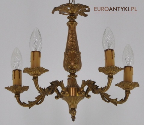 STARY BAROKOWY ŻYRANDOL LAMPA W BAROKOWYM STYLU