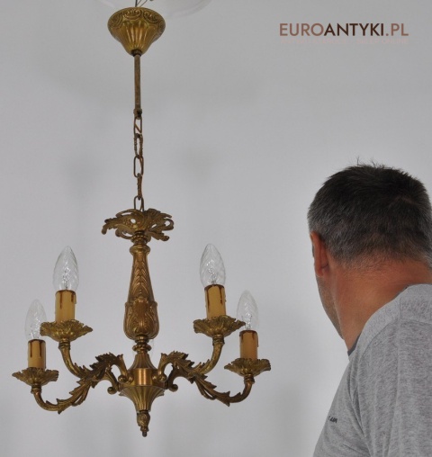STARY BAROKOWY ŻYRANDOL LAMPA W BAROKOWYM STYLU