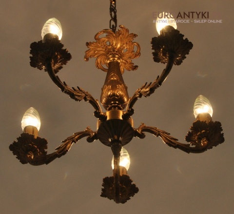 STARY BAROKOWY ŻYRANDOL LAMPA W BAROKOWYM STYLU