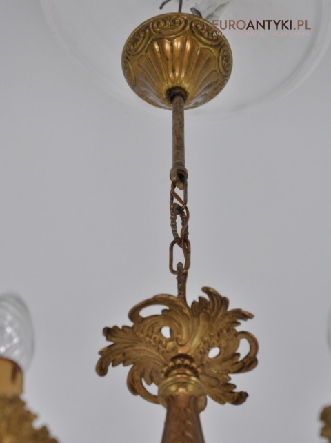 STARY BAROKOWY ŻYRANDOL LAMPA W BAROKOWYM STYLU