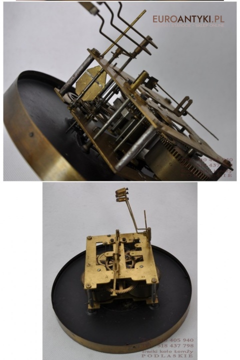 STARY SPRAWNY ZEGAR SKRZYNIOWY NA ŚCIANE ANTYK