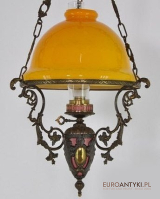 STARY ZYRANDOL LAMPA SUFITOWA RUSTYKALNA FRANCJA