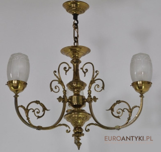 ART NOUVEAU JUGENDSTIL SECESJA ZYRANDOL ANTYK XL x