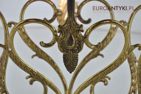 BAROKOWY GAZETNIK GAZECIAK STOJAK NA GAZETY BAROK ROKOKO MOSIĄDZ