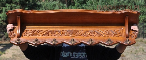 DREWNIANY RZEZBIONY WIESZAK WIESZAKI GARDEROBA