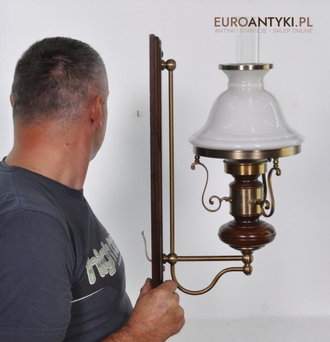 2 kinkiety gabinetowe empire ekskluzywne antyki do dworku zamku pałacu