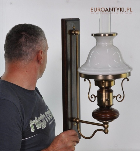 2 kinkiety gabinetowe empire ekskluzywne antyki do dworku zamku pałacu