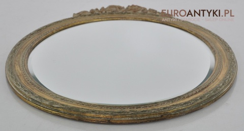 LUSTRO SECESYJNE DUZE LUSTERKO SHABBY CHIC SZLIOWANE SZKŁO