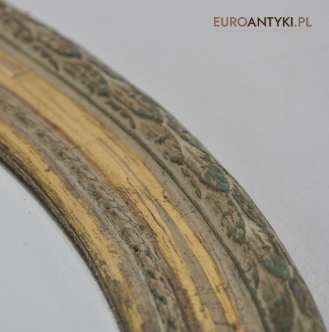 LUSTRO SECESYJNE DUZE LUSTERKO SHABBY CHIC SZLIOWANE SZKŁO