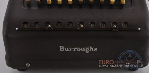 Maszyna do księgowania liczenia Burroughs Adding Machine Company MADE IN U.S.AMERICA pierwsze komputery MASZYNA BIUROWA