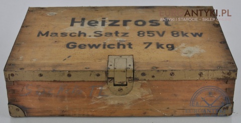 NIEMIECKIE SKRZYNKI KUFRY Z OKRESU 2 WOJNY ŚWIATOWEJ NAZI SS HEIZROST