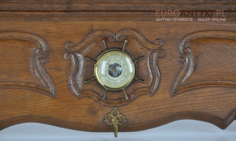 RZEŹBIONA DREWNIANA STARA GARDEROBA HAKI WIESZAK WIESZAKI Z LITEGO DREWNA ANTYK