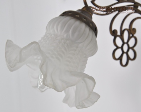 STARE SECESYJNE KINKIETY Z KLOSZAMI LAMPKI LAMPY