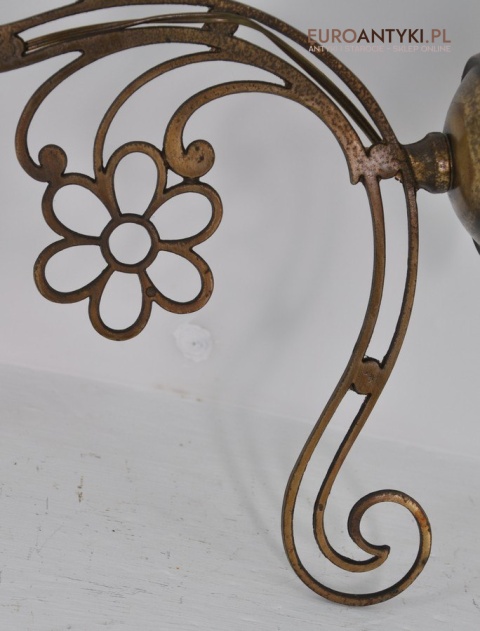 STARE SECESYJNE KINKIETY Z KLOSZAMI LAMPKI LAMPY
