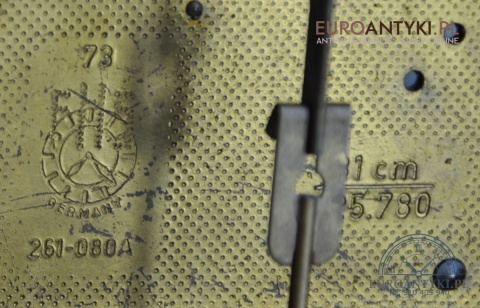 STARY HOLENDERSKI ZEGAR WISZĄCY ANTYK Z HOLANDII HOLENDER Z ATLASEM