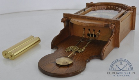 STARY WISZĄCY NIEMIECKI ZEGAR SKRZYNIOWY HERMLE SPRAWNY