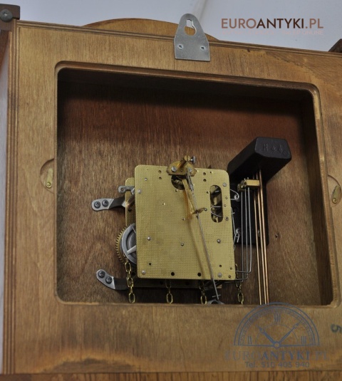 STARY WISZĄCY NIEMIECKI ZEGAR SKRZYNIOWY HERMLE SPRAWNY