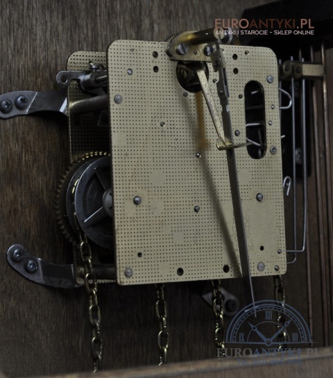 STARY WISZĄCY NIEMIECKI ZEGAR SKRZYNIOWY HERMLE SPRAWNY