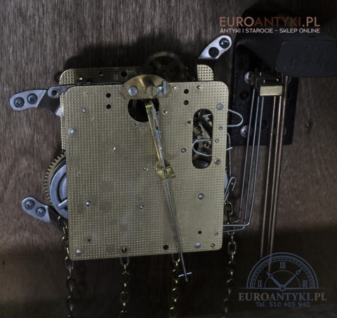 STARY WISZĄCY NIEMIECKI ZEGAR SKRZYNIOWY HERMLE SPRAWNY