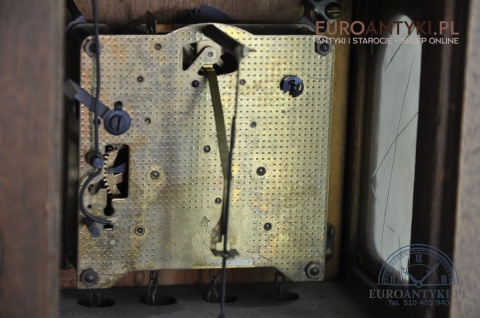 STARY ZEGAR WISZĄCY HOLENDER Z ATLASEM ORYGINALNY HOLLAND