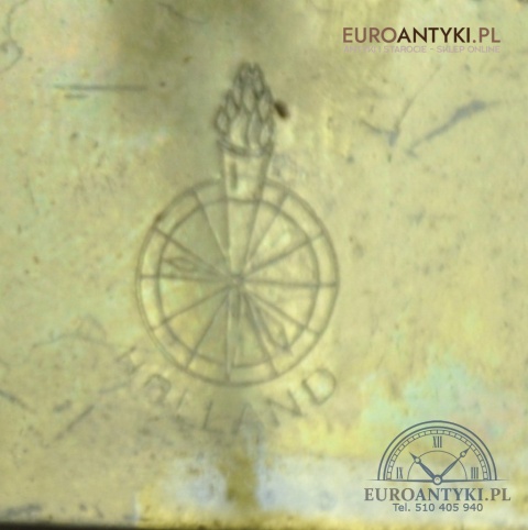 STARY ZEGAR WISZĄCY HOLENDER Z ATLASEM ORYGINALNY HOLLAND