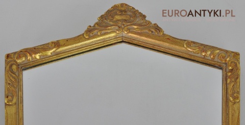 Ludwik XVI ZABYTKOWE LUSTRO STARE LUSTERKO W DREWNIANYCH RAMACH