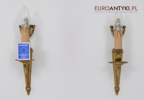 stare francuskie kinkiety