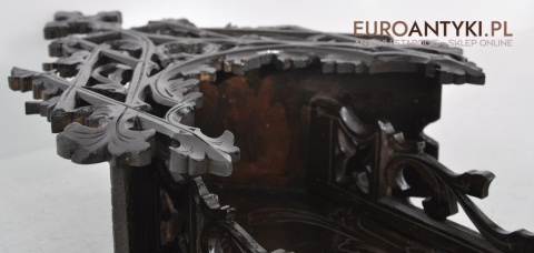 Gotycka kapliczka antyczna z Matką boską. Prawdziwy antyk Grunderzeit.