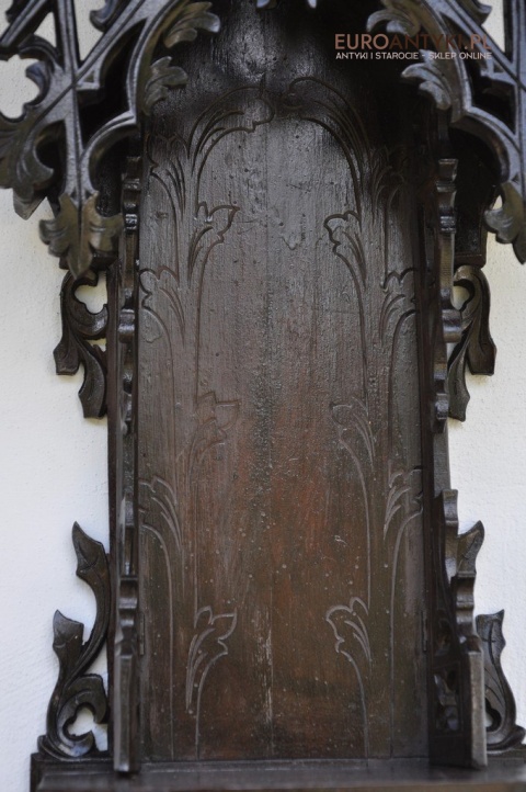 Gotycka kapliczka antyczna z Matką boską. Prawdziwy antyk Grunderzeit.