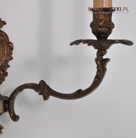 stare lampy ścienne