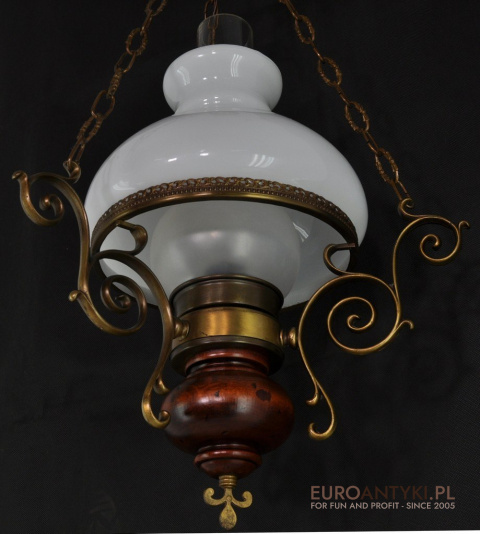 RUSTYKALNA KLASYCZNA STARA LAMPA DO GANKU GANKA HOLU WIATROŁAPU LAMPKA WISZĄCA RUSTIC DESIGN