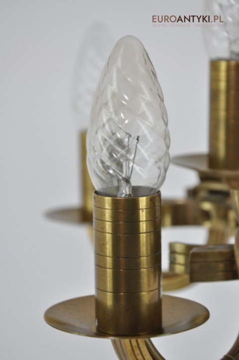 STARY ŻYRANDOL ART DECO SPACE AGE VINTAGE LAMPA ANTYK