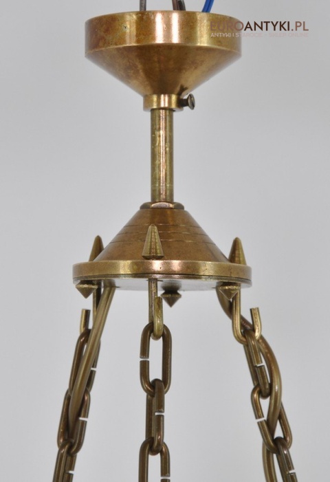 STARY ŻYRANDOL ART DECO SPACE AGE VINTAGE LAMPA ANTYK