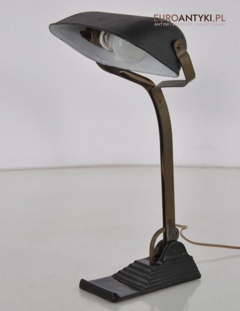 art deco stara lampka