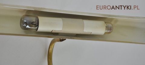 Regulowany kinkiet stara lampa nad obraz. Vintage retro.