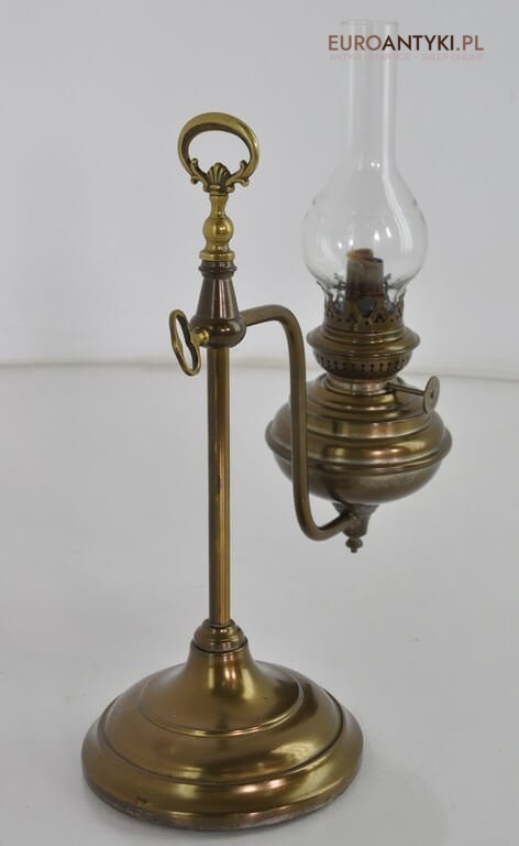 lampa naftowa z mosiądzu