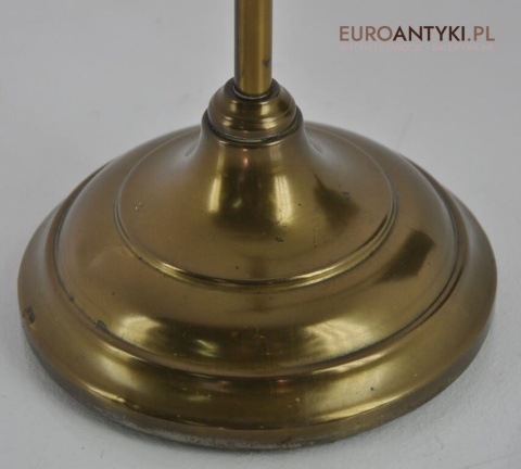 Secesyjna lampa naftowa z okresu międzywojennego. Cosmos brenner. Antyk