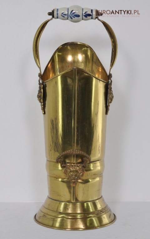 pojemnik na śmiecie z mosiądzu