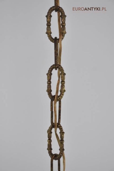 Żyrandol barok rokoko . Stara lampa z lat 1940. Antyk.